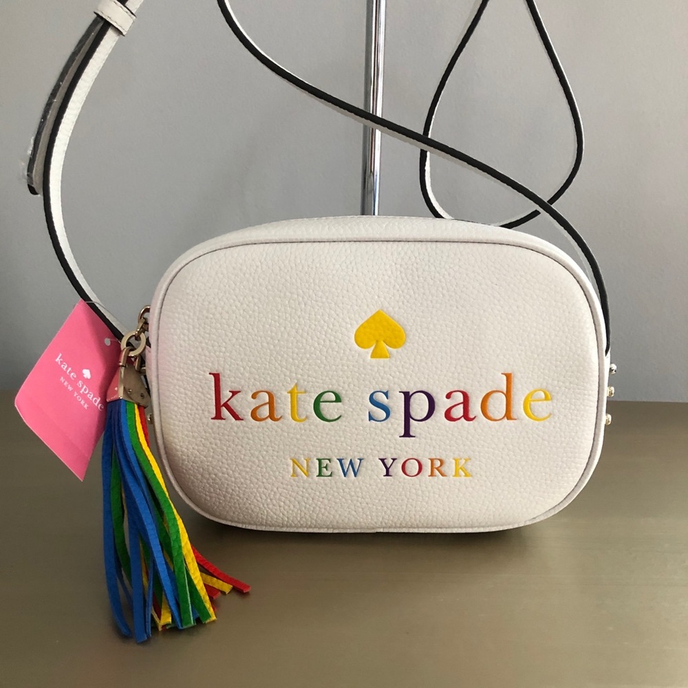 Kate♠️Spade Kourtney Rainbow Camera Crossbody Bag NWT